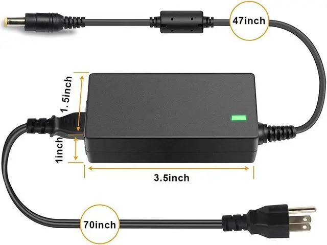 Alt view image 2 of 7 - 65W 45W Ac Adapter Charger for Acer Aspire E15 ES1 E1 E5 F5 F15 E 15 1 5 F 5 15 V3 V5 V7 V 3 5 7 R7-571 R3 R7 S3 M3 M5 N15Q1 N16Q2 PA-1650-86 5742 5521 5734 5735 5575 Power Supply Cord