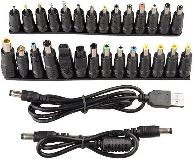 Main image of Sisthirth 28 PCS Laptop DC Power Adapter Tips Universal 5.5x2.1mm Connector Power Supply Input Jack Plug for Lenovo Thinkpad, dell, Sony, Toshiba, ASUS, HP (28+2)