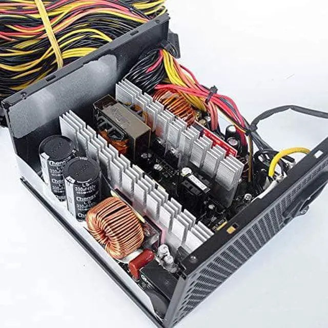 Alt view image 5 of 7 - LEFUYAN Mining Power Supply PSU for 8 GPU ETH Rig Ethereum Miner (Rated Power 1800W, Peak Power 2000W) (D-160V-270V) (A: 160-240V)