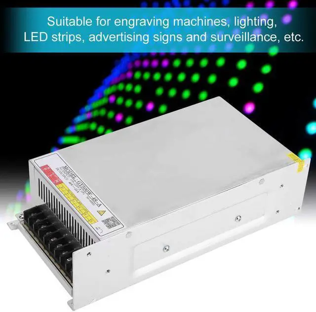 Alt view image 5 of 7 - 500W 48V 11A Universal Switching Power Supply with Galvanized Aluminum Shell for LED Strip, Engraving Machine Switching Power Supply