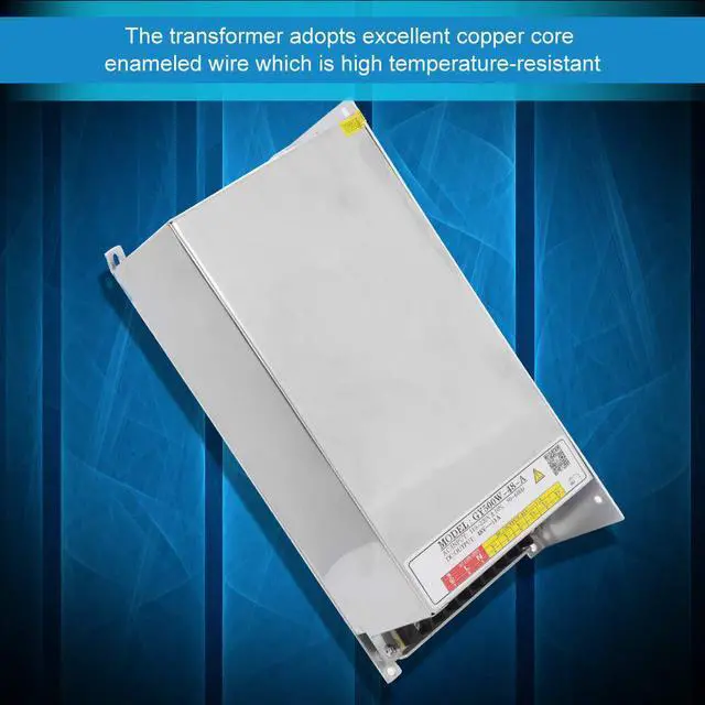 Alt view image 6 of 7 - 500W 48V 11A Universal Switching Power Supply with Galvanized Aluminum Shell for LED Strip, Engraving Machine Switching Power Supply