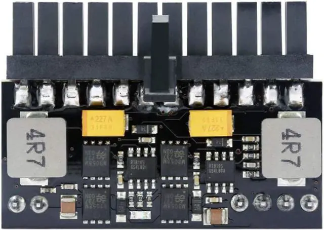Alt view image 3 of 7 - Misaso 150W 24Pin 12V DC Input 150P Output Realan Mini ITX Pico PSU DC ATX PC Switch DC-DC ATX Power Supply for Computer