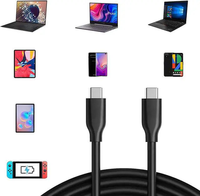 Alt view image 3 of 6 - USB Type C 45W Chromebook Charger for HP Chromebook 14 X360 14-ca051wm 14-ca052wm 14-ca091wm ca061dx 14-ca0061dx 14-ca060nr 14-ca020nr 14-ca043cl USB C Power Supply Adapter