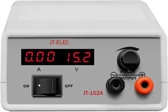 Main image of JT DC Power Supply Variable &Tattoo Power Supply (1.5~15V,2A) -Adjustable DC Regulated Bench Power Supply(High Precision)