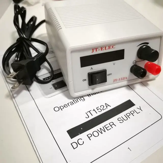 Alt view image 7 of 7 - JT DC Power Supply Variable &Tattoo Power Supply (1.5~15V,2A) -Adjustable DC Regulated Bench Power Supply(High Precision)