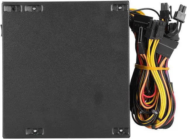 Alt view image 3 of 7 - Pc Power Supply, Red Computer Power Supply, Convenient Low Noise Adjustable 9-Blade Low Energy Consumption Office for Computer Home DesktopBritish Flag Type