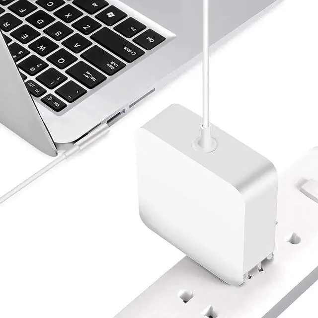 Alt view image 3 of 5 - Mac Book Pro Charger, 60W Power Adapter L-Tip Magnetic Connector Charger for Mac Book and 13-inch Mac Book Pro(Before Mid 2012 Models)