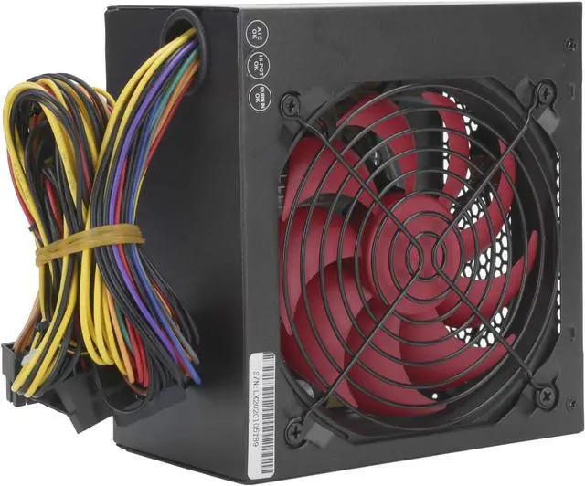 Alt view image 7 of 7 - wendeekun 250W ATX Power Supply, Computer Power Supply, Computer Power Supplies for PC Computer Accessories Red Fan Manual Adjustable 115/230V ATX-250W(US)