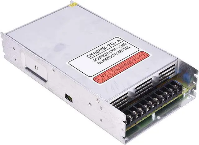 Alt view image 4 of 7 - Switching Power Supply Gy800W-70-A Engraving Machine Switching Power Supply 800W-70V 12A Suitable Universal Regulated Switching Power Supply Suitable for Radio Computer Project