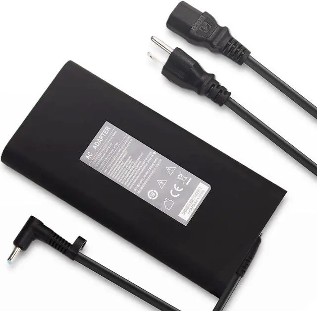 Alt view image 3 of 6 - 200W Laptop Charger for HP Omen: AC Adapter Power Supply omen zbook Pavilion Envy 15 15t 17 17t ? g3 g4 g5 g6 TPN-DA10 TPN-CA03 L00818-850 - 19.5V 10.3A