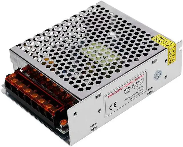 Alt view image 7 of 7 - fosa1 DC 12V Switching Power Supply Drive, DC 12V 25W-350W LED Equipment Reulated Transformer, Low Voltage LED Driver Transformer Module Adapter for LED(S-100-12)