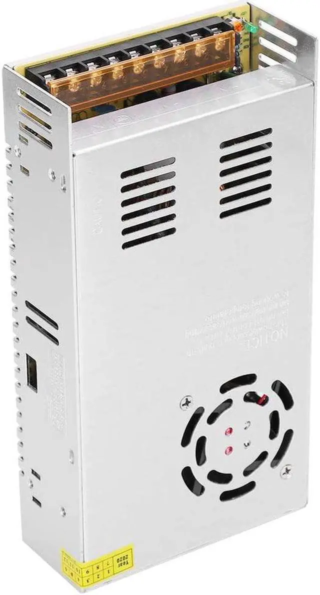 Alt view image 3 of 7 - Switch Power Supply, Multipurpose LED Durable Power Supply Adapter, Professional for Industrial Automation 3D Printer LED Display CCTV(S-400-12 (12V/33A/400W) AC110/220V±15%, pink)