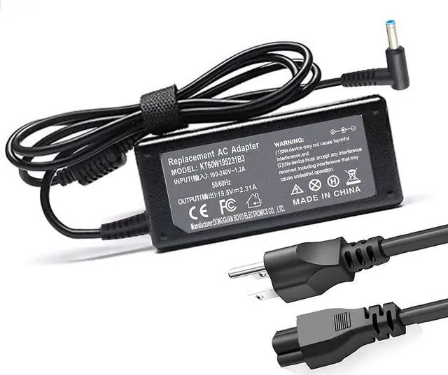 Main image of 45W Laptop Charger for HP 255 250 G5 G6 G7 15-f009wm 15-ab019na 15-r132wm Pavilion x360 15-f272wm 15-f387wm Elitebook 840 ProBook 250 255 256 Envy 360 13-ay0xxx Series Chromebook 14-x Series