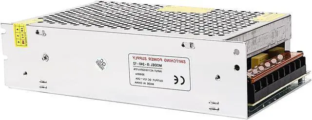 Alt view image 2 of 6 - Switching Power Supply, Regulated Power Supply High Performance DC 12V 20A Power Supply Transformer for LED for CCTV Security Camera