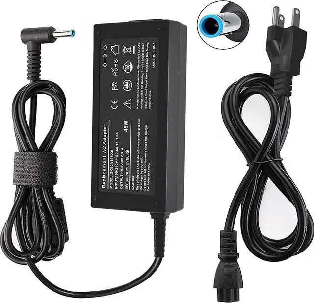 Main image of 19.5V 2.31A 45W AC Adapter Laptop Charger for HP Pavilion 11 13 15 15-f222wm;HP Elitebook Folio 1040 g1;HP Stream 13 11 14 11-d020nr 11-d010wm 11-d011wm 14-z010nr; hp touchsmart 11 13 15;Hp Spectre