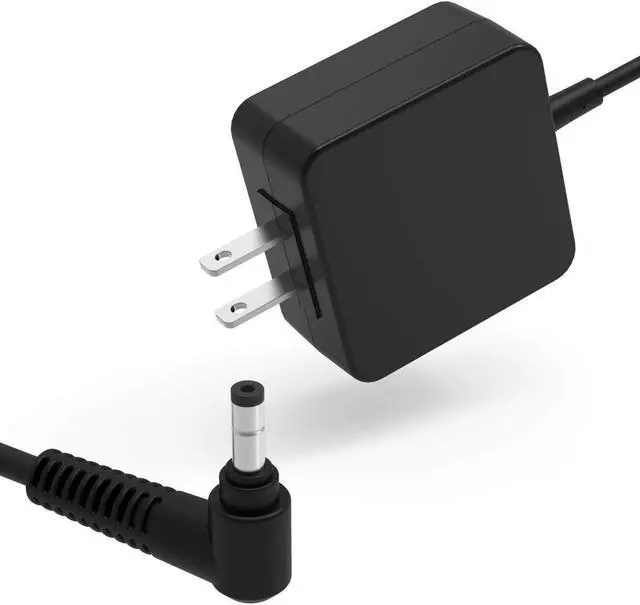 Alt view image 2 of 6 - Keyiyou Charger Compatible 65w 45w Round Tip Power Supply AC A dapter for IdeaPad 330-14,330-15,330-17,510-15,330s-14,330s-15 Flex 6-14 Laptop Charger
