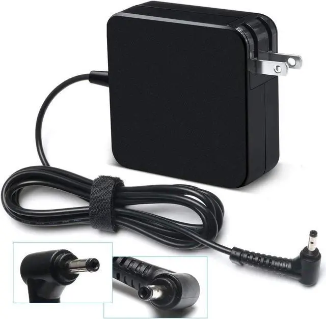 Alt view image 3 of 6 - Keyiyou Charger Compatible 65w 45w Round Tip Power Supply AC A dapter for IdeaPad 330-14,330-15,330-17,510-15,330s-14,330s-15 Flex 6-14 Laptop Charger