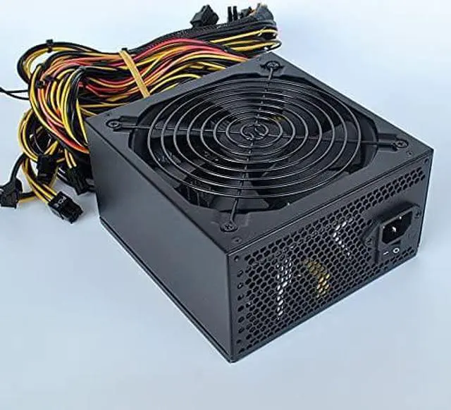 Alt view image 2 of 4 - 1600W 1800W 2000W Mining Power Supply Modular Mining PC Power PSU Supports 6/8 GPU Rig for ETH Bitcoin Ethereum Miner (Multiple 1800W PSU for 8GPU)