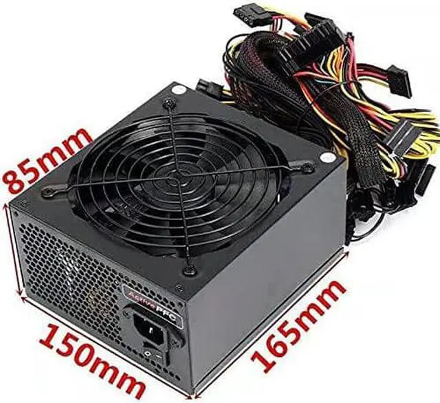 Alt view image 4 of 4 - 1600W 1800W 2000W Mining Power Supply Modular Mining PC Power PSU Supports 6/8 GPU Rig for ETH Bitcoin Ethereum Miner (Multiple 1800W PSU for 8GPU)