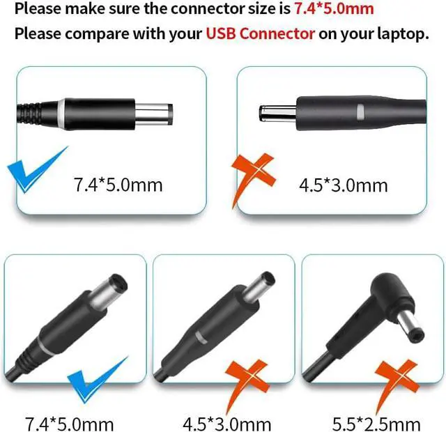 Alt view image 5 of 6 - 240W 19.5V 12.3A AC DC Power Adapter Charger Cord Fit for DELL Alienware M17X R2 M17X R3 M4700 M6400 M6500 M6600 Fit for DELL Alienware M18x,M18X R2, X51