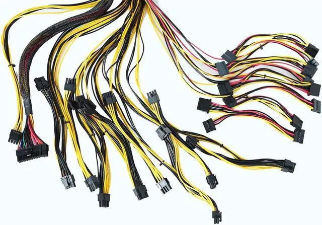 Alt view image 7 of 7 - Mining Power Supply 1800W Mining PC Power Supply for 8 GPU ETH Rig Ethereum Miner 110-240V Power Supply Mining Machine with Auto Thermally Controlled Fan