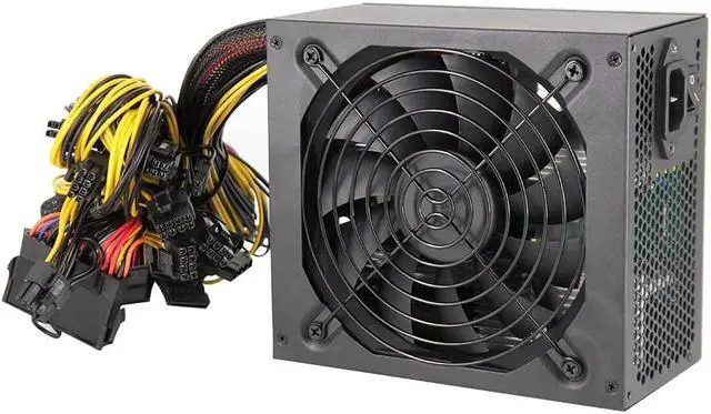 Main image of JBLCC Mining Power Supply Modular Mining PC Power PSU Supports 8 GPU Rig for ETH Bitcoin Ethereum Miner with Auto-Thermally Controlled Fan Supply (2000W)