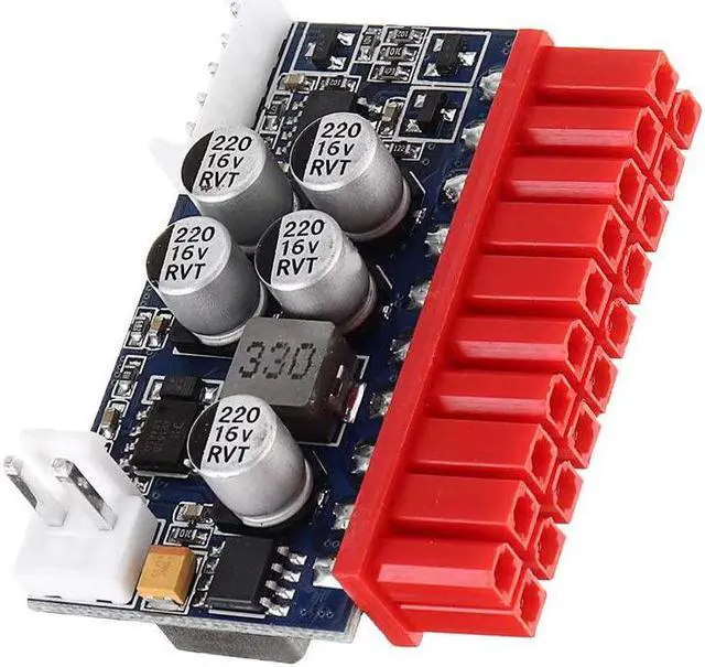 Alt view image 2 of 7 - SHELLSK Power Module Parts 20Pin 12V 90W Output Mini ITX DC ATX PC Switch DC-DC ATX Pico PSU Power Supply for Computer for Maintenance