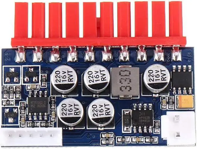 Alt view image 6 of 7 - SHELLSK Power Module Parts 20Pin 12V 90W Output Mini ITX DC ATX PC Switch DC-DC ATX Pico PSU Power Supply for Computer for Maintenance