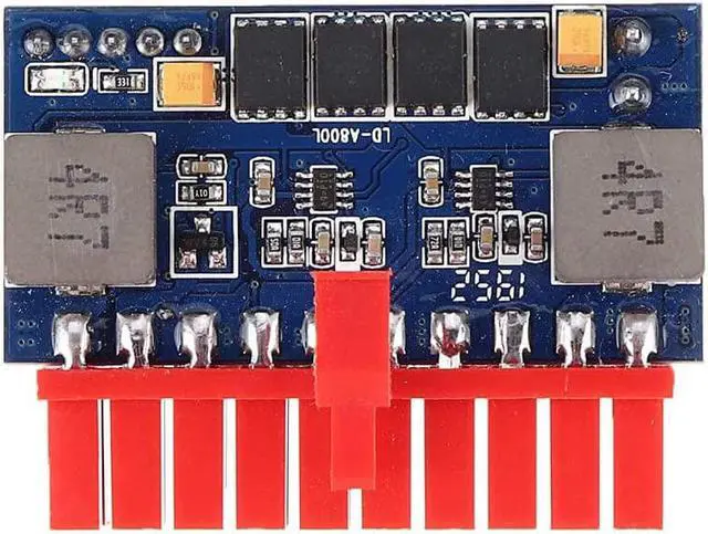 Alt view image 7 of 7 - SHELLSK Power Module Parts 20Pin 12V 90W Output Mini ITX DC ATX PC Switch DC-DC ATX Pico PSU Power Supply for Computer for Maintenance