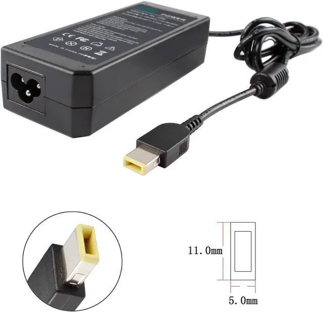 Alt view image 2 of 7 - Dtk 65W Laptop Charger for Lenovo Thinkpad T460 T470 T470S T430 T440 T440S T440P T450 T460S T540P T560 E440 E450 E550 E560 G50 G50-45 Adapter Power Supply Cord Plug