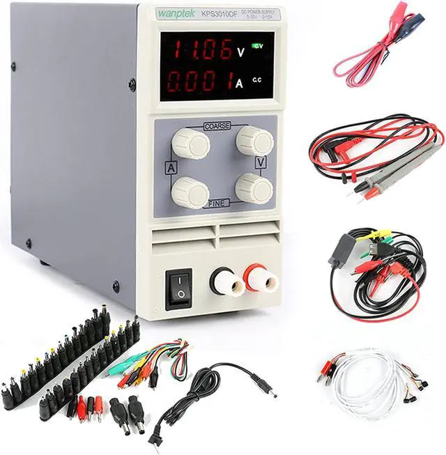 Main image of Laboratory power supply Adjustable Digital MINI LED Switching DC 30V 10A 60V 5A Power Supply Laboratory Power Supply DC Jack For Phone Laptop Repair For Lab power supply ( Color : KPS-605DF Set )