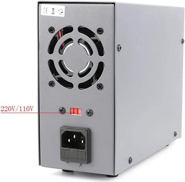 Alt view image 4 of 6 - Laboratory power supply Adjustable Digital MINI LED Switching DC 30V 10A 60V 5A Power Supply Laboratory Power Supply DC Jack For Phone Laptop Repair For Lab power supply ( Color : KPS-605DF Set )