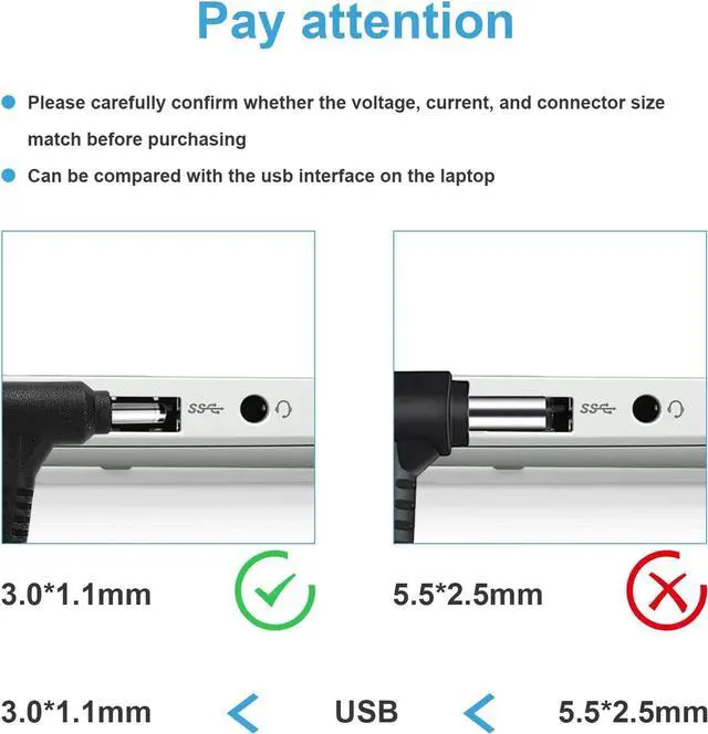 Alt view image 3 of 7 - 19V 2.1A AC Adapter Charger for Samsung Galaxy View 18.4" Tablet SM-T670N T677A