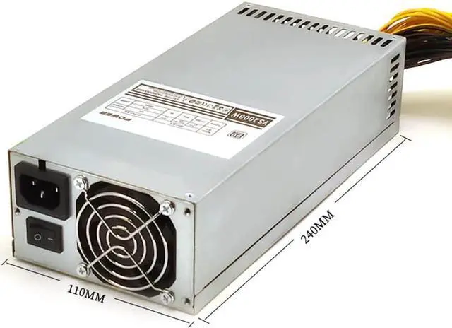 Alt view image 2 of 6 - Qahesnv 1800W 2U PSU PC Mining Power Mineirar Eth 1800W 6 Pin Miner Power Supply for 6 GPU Bitcoin Antminer S9 S7 L3+ D3 T9