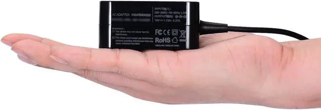 Alt view image 3 of 6 - IdeaPad Laptop Charger 45W for Lenovo IdeaPad 310 320 330 330s 3 5 120s 120 130 130s 510 520 530s 710s ADP-45DW B ADL45WCC Flex 4 5 6 Yoga 710 510 Round Tip Power Supply AC Adapter (Foldable Plug)