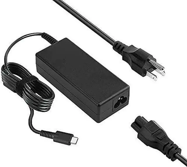 Alt view image 5 of 5 - USB C Laptop Charger 65W 45W for HP Chromebook 11A 13 14 G5 G6 G7 G8, Spectre X360 13 15 EliteBook x360 735 745 755 830 840 850 G5 Type-C Power Supply Adapter Fit Lenovo Dell ASUS ACER Laptop