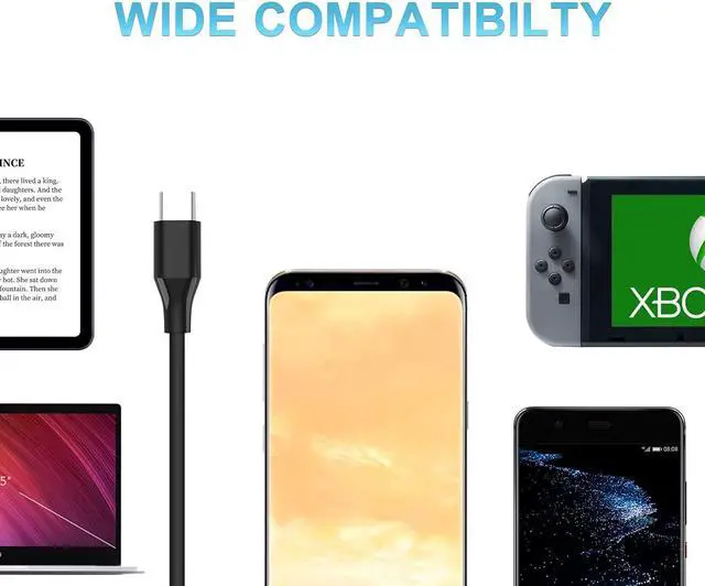 Alt view image 6 of 7 - 45W USB C Laptop Charger for Lenovo Chromebook C330 S340 100e 300e 500e Series, Yoga C630 C930 C940 720 910,ThinkPad T480 T480s T580 T590 E490 E580,4X20M26252 AC Adapter ADLX45YLC2D Power Supply Cord