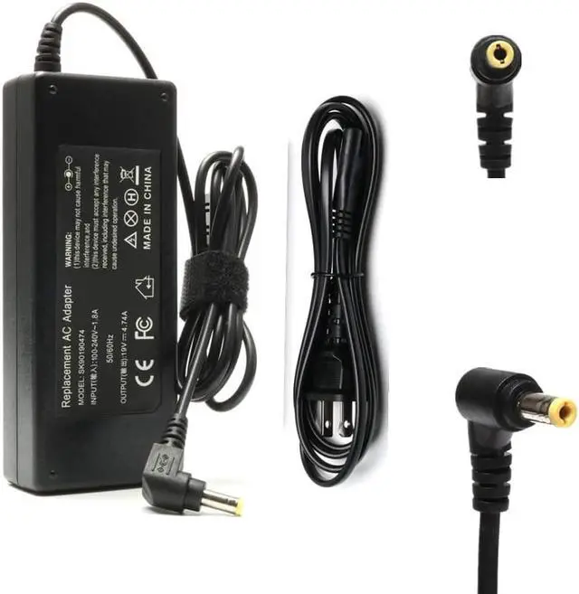 Main image of 90W 19V 4.74A Ac Adapter Laptop Charger for Toshiba Satellite C655 C655D C675 C850 C855 C855D C875 C50 C55 C55D C55DT C55T C75 C75D L50 L55 L55D L75 L305