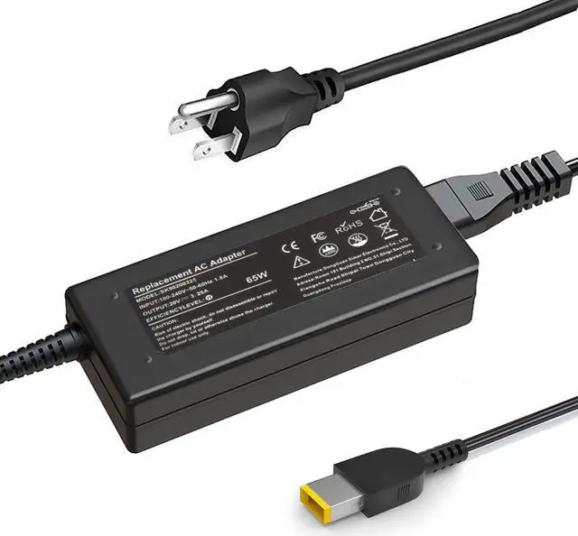 Main image of 45w Lenovo Laptop Charger Replacement for Lenovo ThinkPad T470 T460 T450s T570 Yoga 260 T450 T470s T550 Yoga 370 Yoga 460 Yoga 11e Chromebook 11e X240 E570 E555 Yoga 11e T440p AC Adapter Power Cord