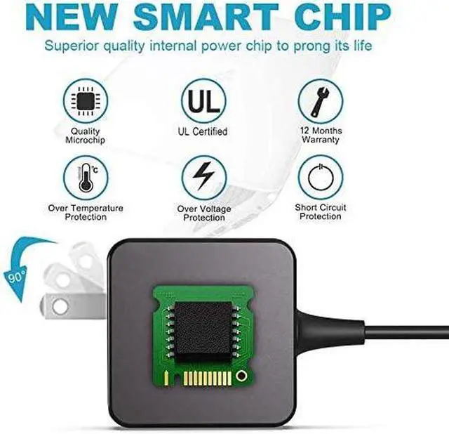 Alt view image 6 of 7 - Dexpt 65W 45W AC Charger Fit for Lenovo IdeaPad L340 L340-15 L340-17 L340-15API L340-15IWL Touch L340-17API L340-17IWL C340 C340-14 C340-15 Laptop Power Supply Adapter Cord UL Listed