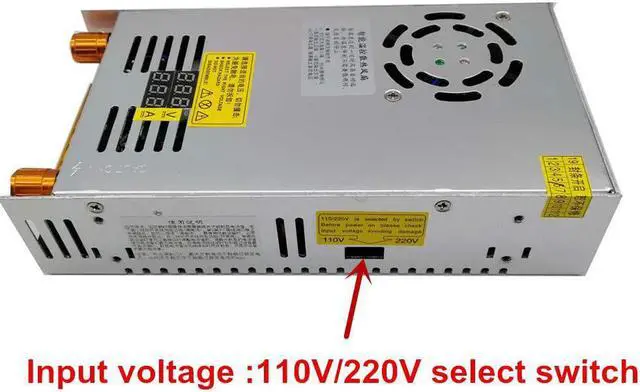 Alt view image 4 of 5 - 480w 500w 1000w Adjustable Switching Power Supply Digital Display 5V 12v 24v 30V 48v AC -DC Converter 80v 120v 220V LED Power (Output Voltage : 0 160V, Power : 480W)
