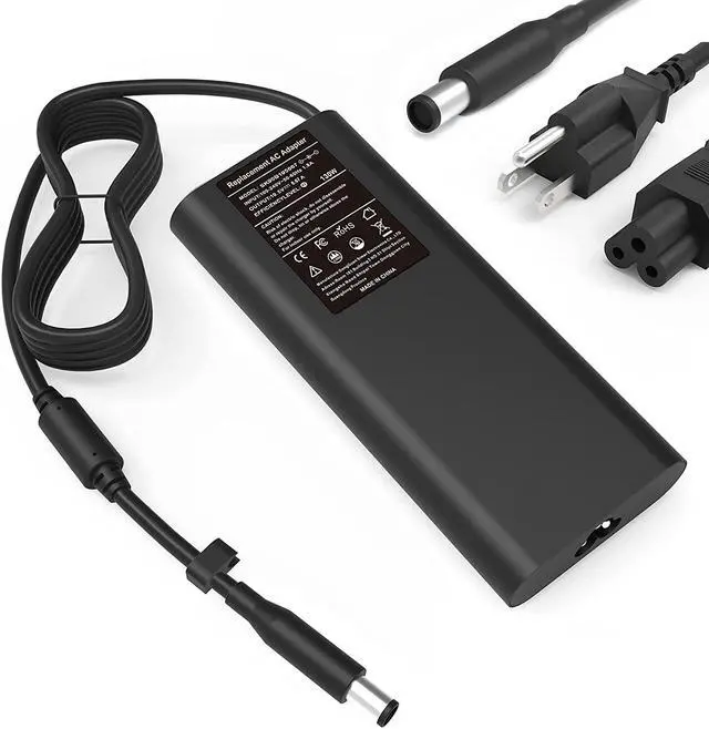 Main image of 130W Laptop Charger Compatible with Dell XPS 15 9570 7590 9560 9550 Dell Precision 5520 5540 5510 5530 M3800 M2800 HA130PM130 DA130PM130 0V363H 06TTY6 0RN7NW Dell XPS 15 Charger AC Adapter Power Cord