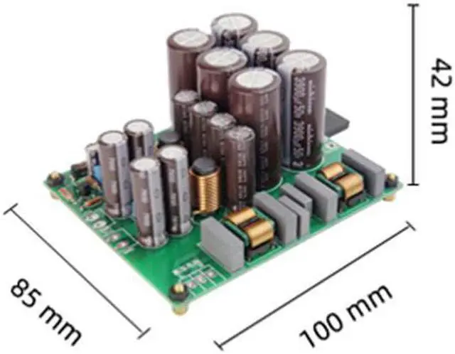 Alt view image 3 of 4 - 2-Stage Filtering 80W DC Linear Power Supply DC12V for Upgrade Audio Speaker Related Equipment NAS CAS PC HiFi
