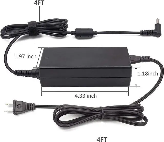 Alt view image 5 of 7 - Aisilk 19V 2.37A 3.42A 45W 65W Laptop Charger AC Adapter for Acer Chromebook 11 13 14 15 R11 CB3 CB5 C720 C720P Acer Swift Spin 1 3 5 A13-045N2A N15Q9 N15Q8 PA-1450-26 Power Supply Cord