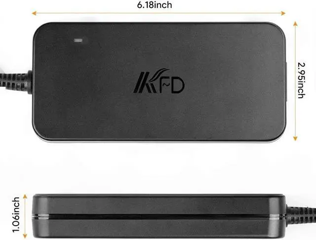 Alt view image 6 of 7 - KFD AC Adapter 135W for Acer Predator Helios 300 Nitro 5 Gaming Laptop PH315-52-78VL PH315-51-78NP PH315-52 PH315-51;AN515-41 AN515-51 A515-53 Acer Aspire V17 Nitro VN7-792G-59CL PA-1131-16 Aspire 7 5
