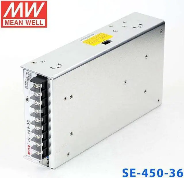 Alt view image 2 of 5 - MW Mean Well Enclosed Type SE-450W-12/15/24/3.3/36/48/5V Non-PFC SE Series 450W Single Output Power Supply (SE-450-36)
