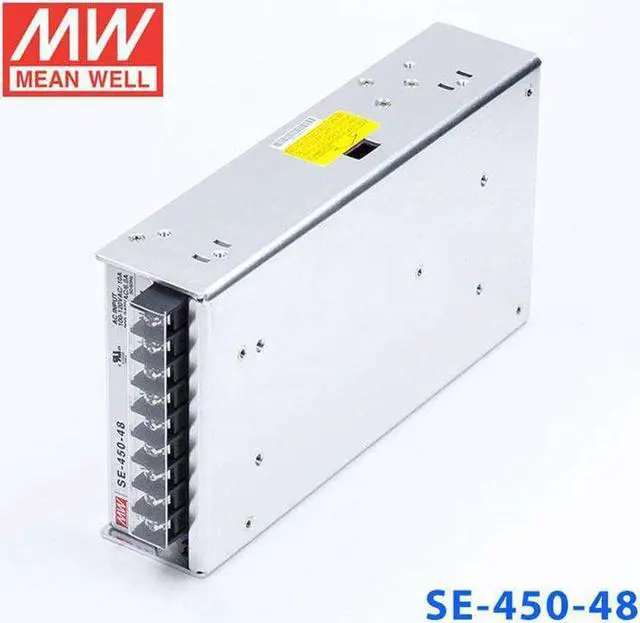 Alt view image 4 of 5 - MW Mean Well Enclosed Type SE-450W-12/15/24/3.3/36/48/5V Non-PFC SE Series 450W Single Output Power Supply (SE-450-48)