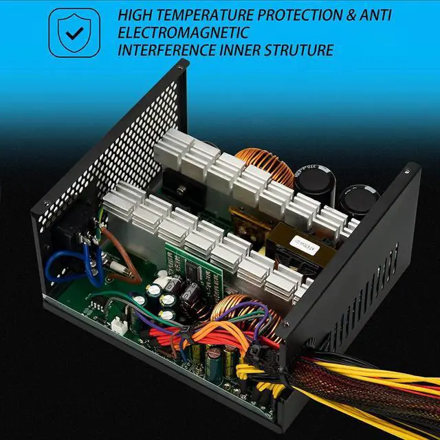 Alt view image 6 of 7 - Mining Power Supply for 8 GPU ETH Rig Miner, 2000W Mining Power Supply, 100V-270V PSU Power Supply with Adapter Cable