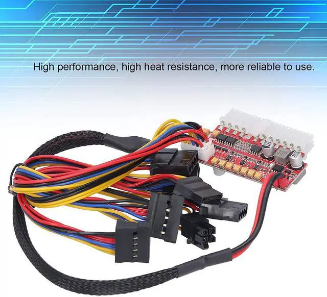 Alt view image 6 of 7 - Desktop Computer Power Module, DC?ATX Power Adapter Board Directly Plug Space Saving for Industrial Control Systems for HTPC for POS Machines