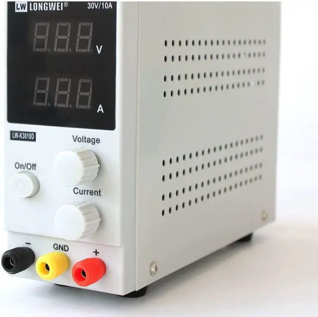 Alt view image 2 of 6 - 30V 10A LED Display Adjustable Switching Regulator DC Power Supply LW-K3010D Laptop Repair Rework 110v - 220v